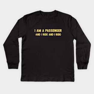 The Passenger, mustard Kids Long Sleeve T-Shirt